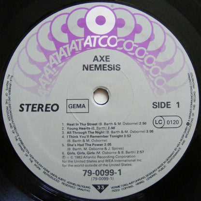 Axe : Nemesis (LP, Album)