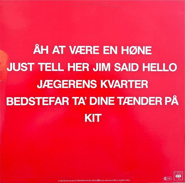 Kim Larsen : 5 Eiffel (12", Maxi, RE)
