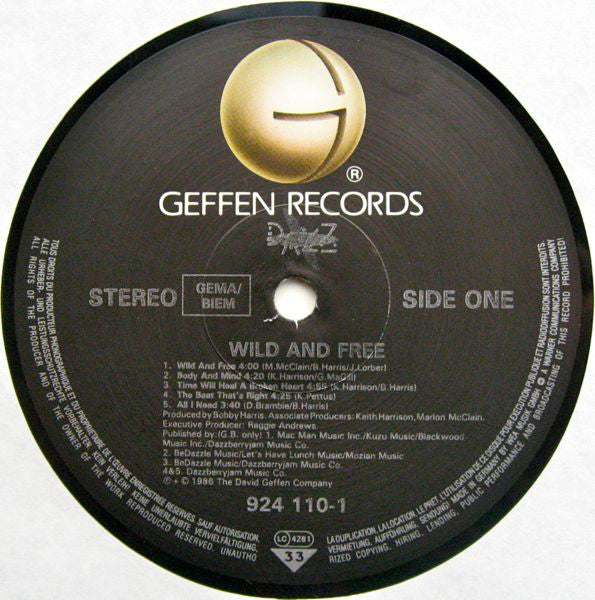 Dazz Band : Wild And Free (LP, Album)