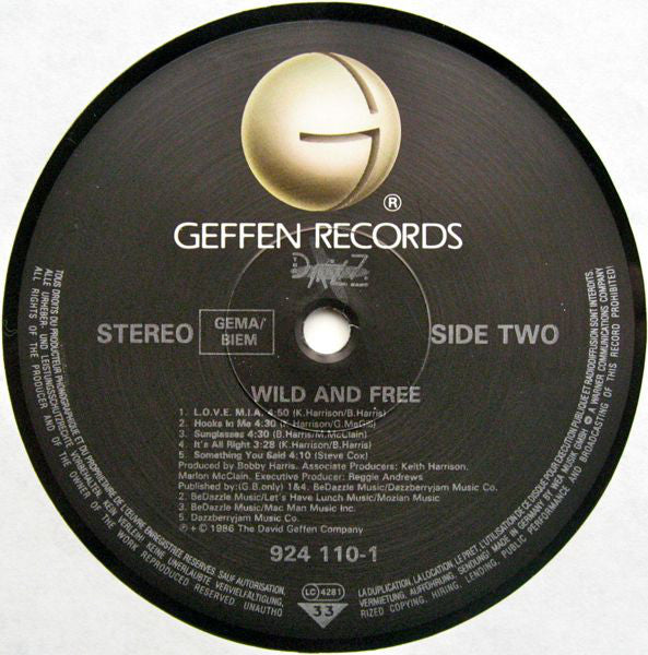 Dazz Band : Wild And Free (LP, Album)