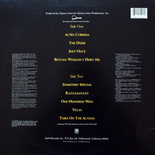 Quincy Jones : The Dude (LP, Album, RE)