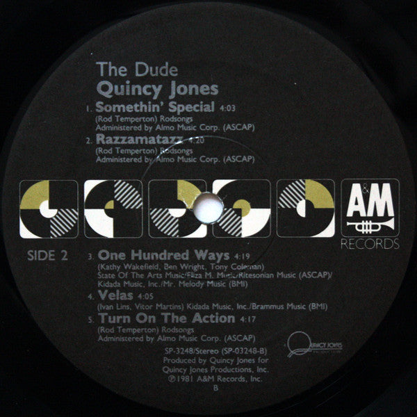 Quincy Jones : The Dude (LP, Album, RE)