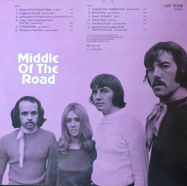 Middle Of The Road : Middle Of The Road (LP, Album)