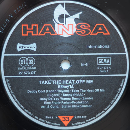 Boney M. : Take The Heat Off Me (LP, Album)