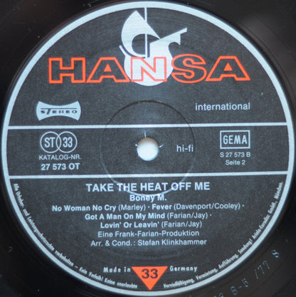 Boney M. : Take The Heat Off Me (LP, Album)