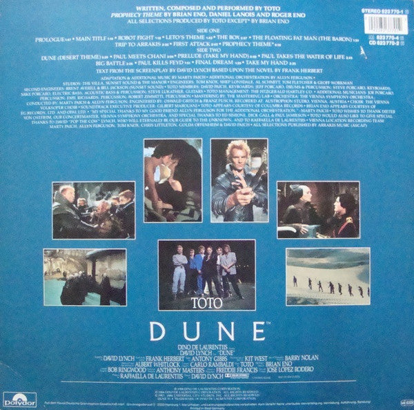 Various : Dune · Der Wüstenplanet (Original Soundtrack Recording) (LP, Album)