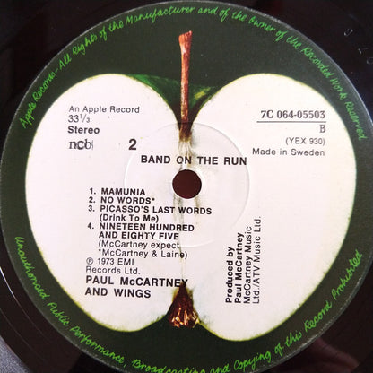 Paul McCartney And Wings* : Band on the Run (LP, Album, RE)