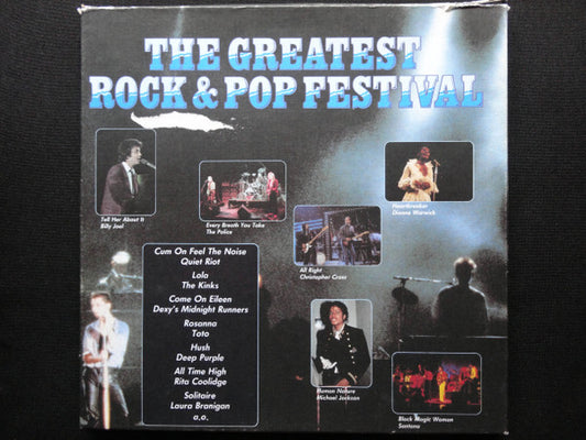 Various : The Greatest Rock & Pop Festival (3xLP, Comp, Box)