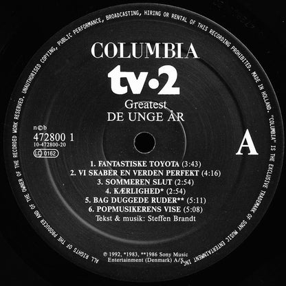 tv•2* : Greatest - De Unge År (3xLP, Comp, Gat)