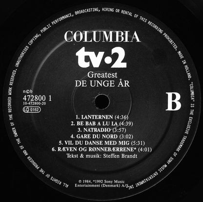 tv•2* : Greatest - De Unge År (3xLP, Comp, Gat)
