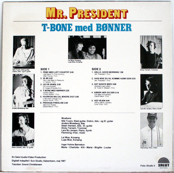 Mr. President (10) : T-Bone Med Bønner (LP)