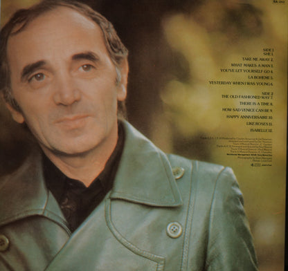 Charles Aznavour : The Best Of Charles Aznavour (LP, Comp, RE, Gat)