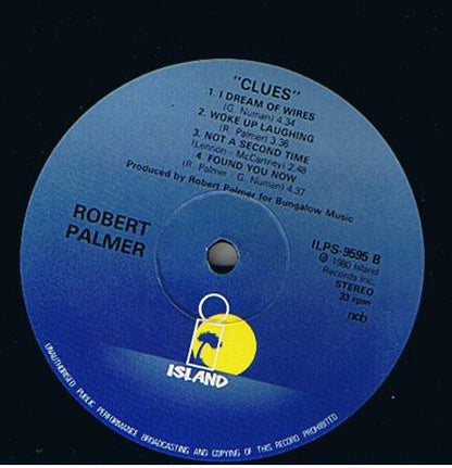 Robert Palmer : Clues (LP, Album)