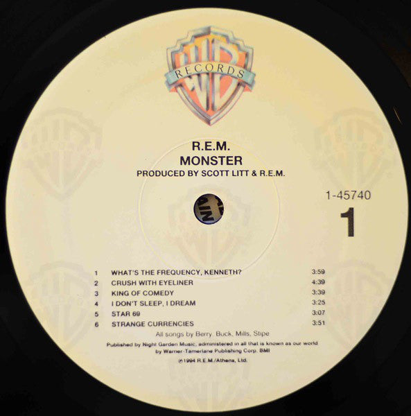 R.E.M. : Monster (LP, Album)