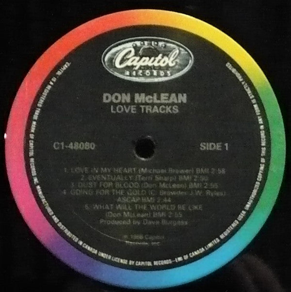 Don McLean : Love Tracks (LP, Album)