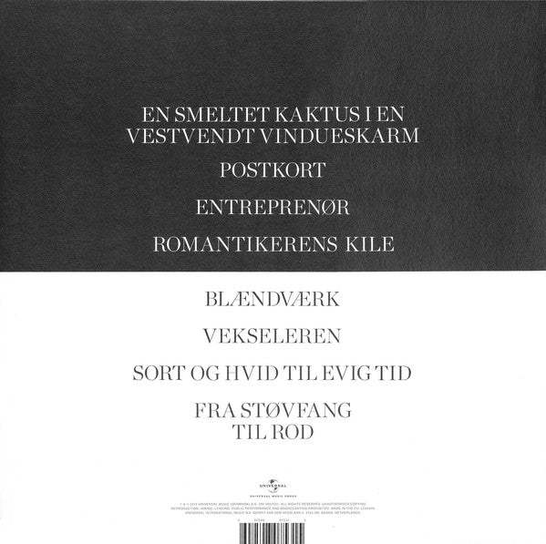 Søren Huss : Sort Og Hvid Til Evig Tid  (LP, Album)