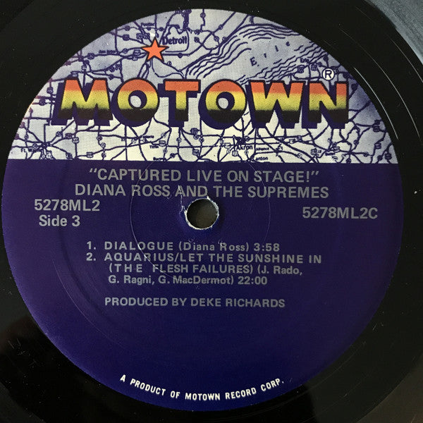 The Supremes : Captured Live On Stage ! (2xLP, RE, Gat)