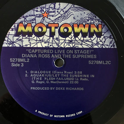 The Supremes : Captured Live On Stage ! (2xLP, RE, Gat)