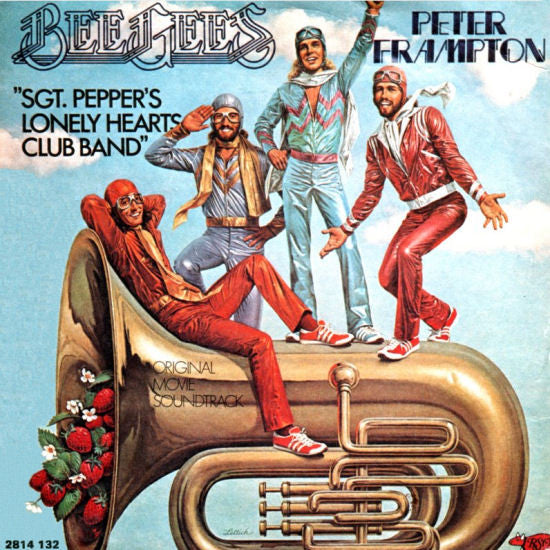 Bee Gees, Peter Frampton : Sgt. Pepper's Lonely Hearts Club Band / With A Little Help From My Friends (7", Single)