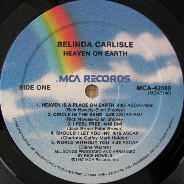 Belinda Carlisle : Heaven On Earth (LP, Album)