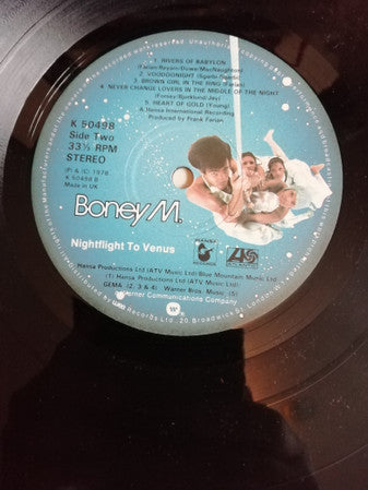 Boney M. : Nightflight To Venus  (LP, Album, Orl)