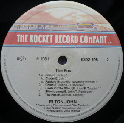 Elton John : The Fox (LP, Album)