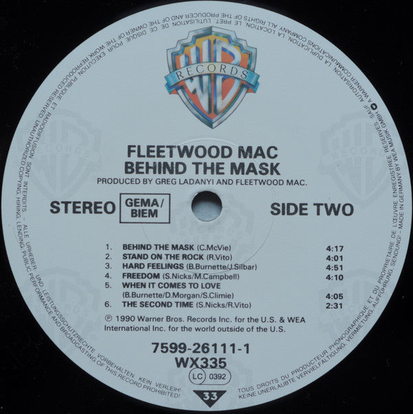 Fleetwood Mac : Behind The Mask (LP, Album)