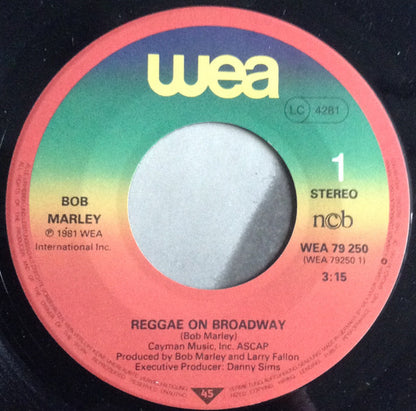 Bob Marley : Reggae On Broadway (7")