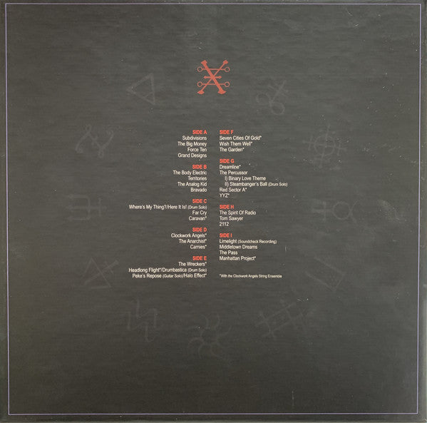 Rush : Clockwork Angels Tour (Box, Album + LP + LP + LP + LP + LP, S/Sided, Etch)