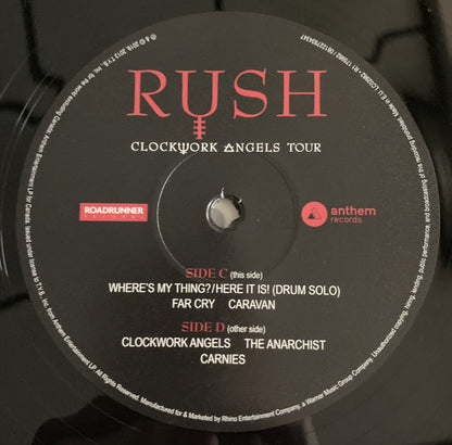 Rush : Clockwork Angels Tour (Box, Album + LP + LP + LP + LP + LP, S/Sided, Etch)