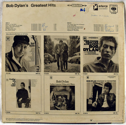 Bob Dylan : Bob Dylan's Greatest Hits (LP, Comp)