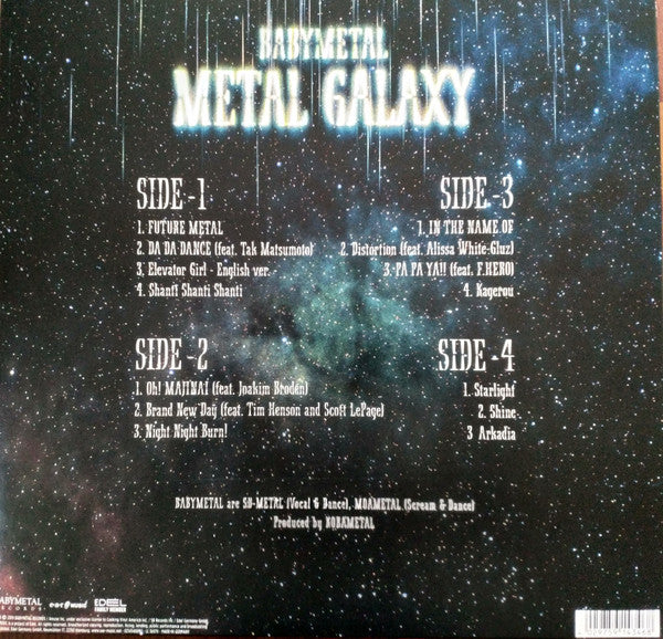 Babymetal : Metal Galaxy (2xLP, Album, Ltd)