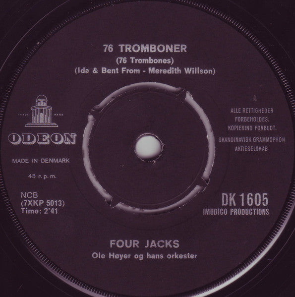Four Jacks : 76 Tromboner (7", Single, RE, Bla)