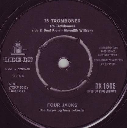Four Jacks : 76 Tromboner (7", Single, RE, Bla)