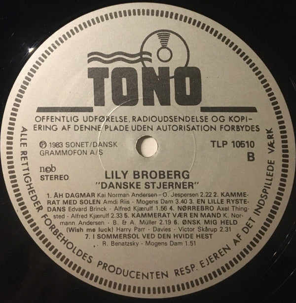 Lily Broberg : Danske Stjerner Vol. 10 (LP, Comp)