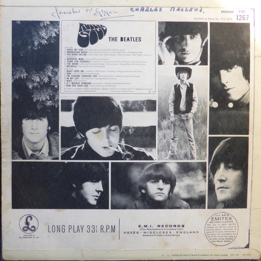 The Beatles : Rubber Soul (LP, Album, Mono, 2nd)