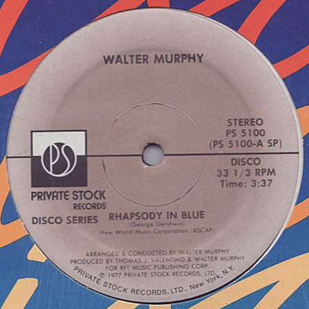Walter Murphy / The Walter Murphy Band* : Rhapsody In Blue / A Fifth Of Beethoven / Midnight Express (12")