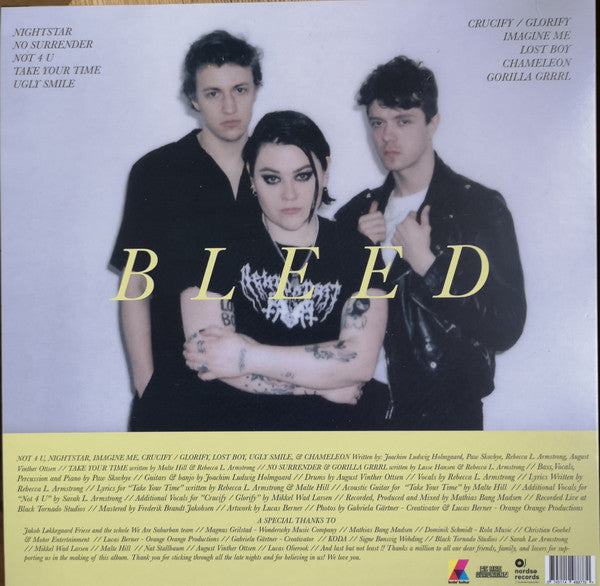 Rebecca Lou : Bleed (LP, Album, Ltd, Yel)