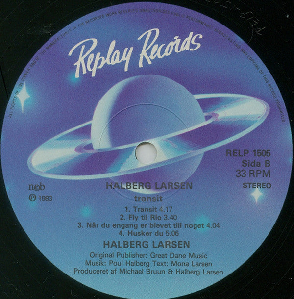 Halberg Larsen* : Transit (LP, Album)