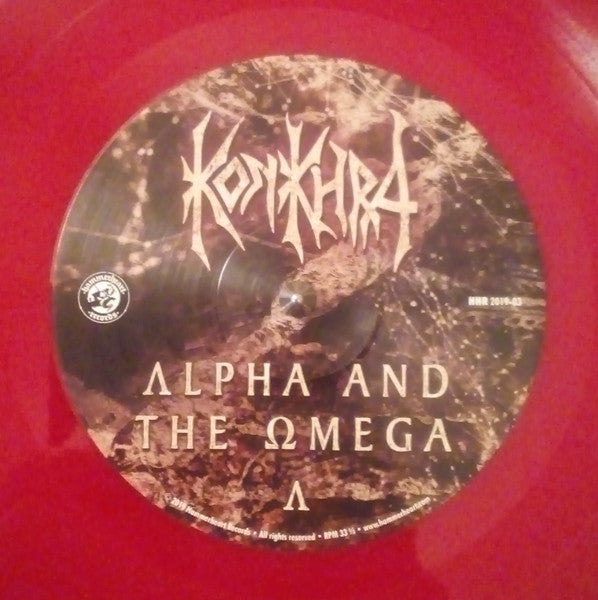 Konkhra : Alpha And The Omega (LP, Album, Ltd, Red)