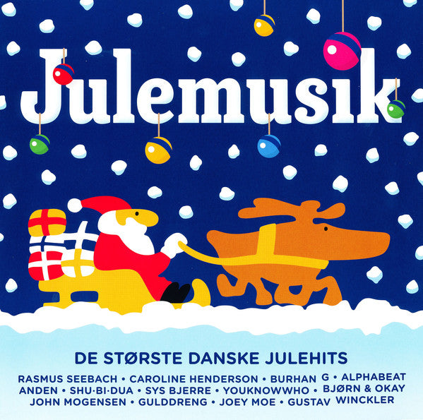Various : Julemusik - De Største Danske Julehits (LP, Comp, Ltd, Blu)