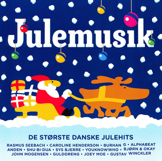 Various : Julemusik - De Største Danske Julehits (LP, Comp, Ltd, Blu)