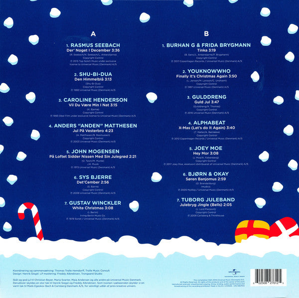 Various : Julemusik - De Største Danske Julehits (LP, Comp, Ltd, Blu)