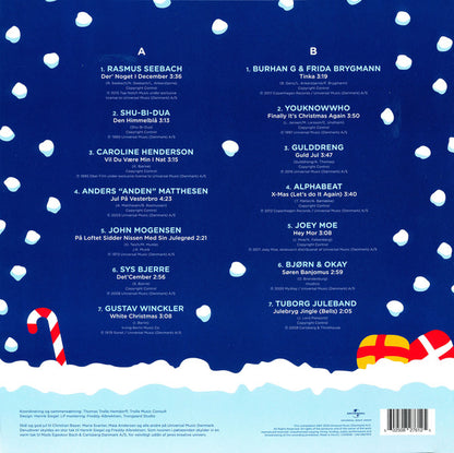 Various : Julemusik - De Største Danske Julehits (LP, Comp, Ltd, Blu)
