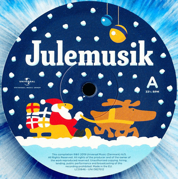 Various : Julemusik - De Største Danske Julehits (LP, Comp, Ltd, Blu)