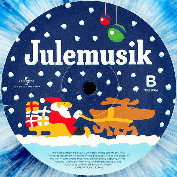 Various : Julemusik - De Største Danske Julehits (LP, Comp, Ltd, Blu)
