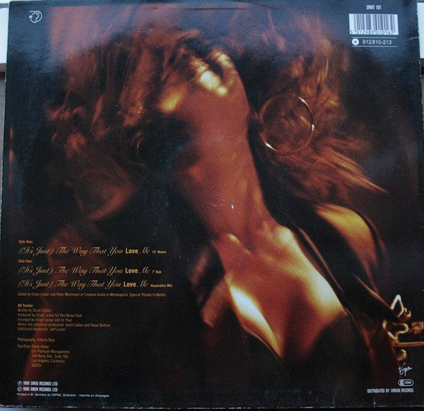 Paula Abdul : (It's Just) The Way That You Love Me (12")