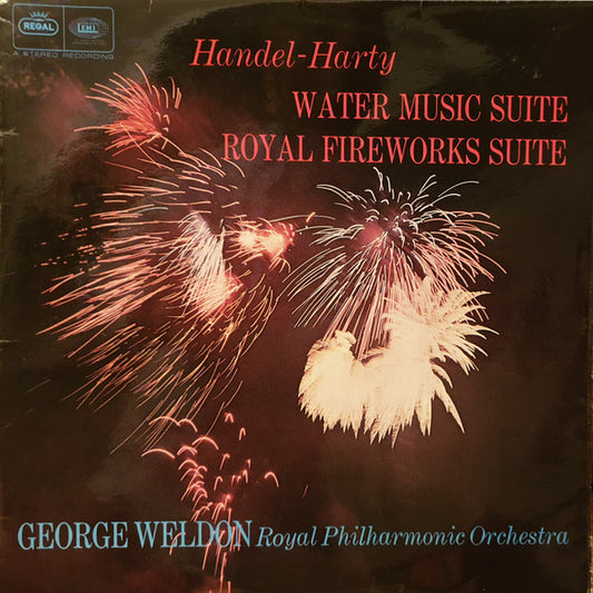 Handel* - Harty*, George Weldon, Royal Philharmonic Orchestra : Water Music Suite / Royal Fireworks Suite (LP, RE)