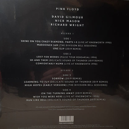 Pink Floyd : The Later Years 1987-2019 (2xLP, Comp, 180)