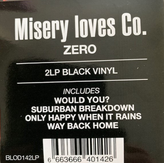 Misery Loves Co. : Zero (2xLP)